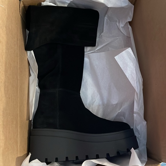 Free People London Calling Wedge OTK - Size 41 (10) - Picture 13 of 16